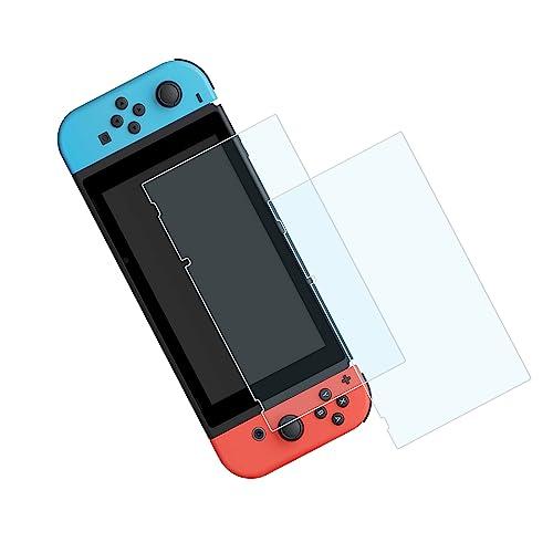 【2枚セット】HKKAIS ブルーライトカット 日本製硝子採用 Switch 用 ガラスフィルム カ...