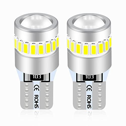 LTONXEN T10 led ホワイト 爆光 レンズ付き 無極性 ポジションランプ 19個のLED...