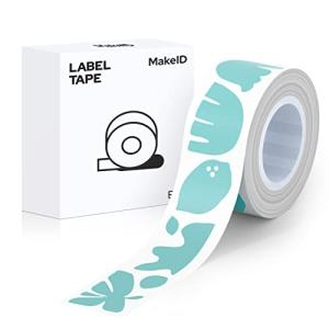 MakeID L1/Q1ラベルプリンタ―用純正用紙 感熱ロール紙 幅16?長4m 25 色以上(青い茂み)｜shop-all-day