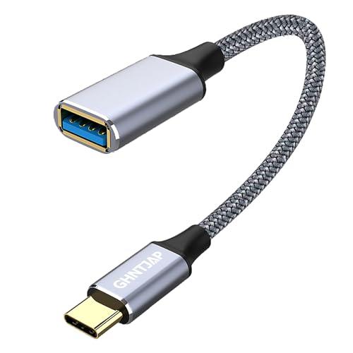 GHNTJAP USB C 変換アダプタ OTGケーブル Type-C 0.3M タイプC to U...
