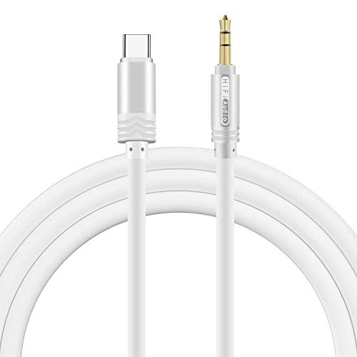 SIQIWO AUX ケーブル タイプC [2m] USB-C to 3.5mm 変換 オーディオケ...