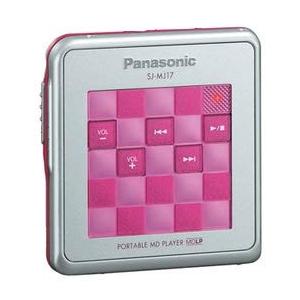 パナソニック ポータブルMDプレーヤー ピンク SJ-MJ17-P