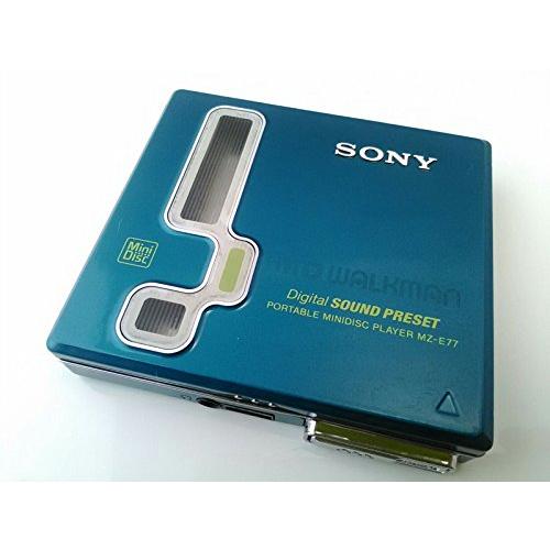 MZ-E77 ブルー SONY ポータブルMDプレーヤー