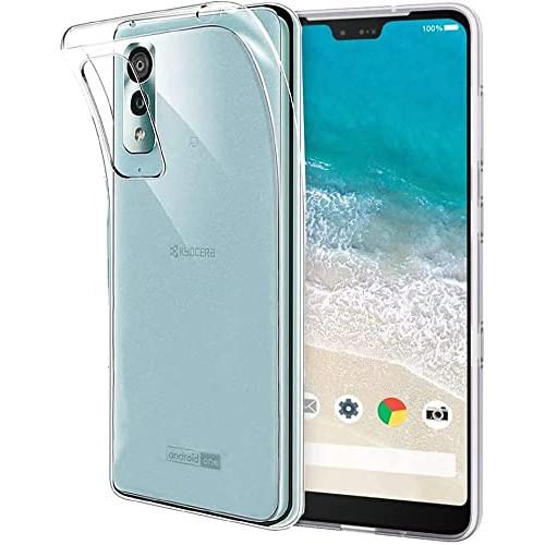 Android One S8専用クリア ソフト シリコン TPU 保護ケース超軽量 衝撃防止 落下防...