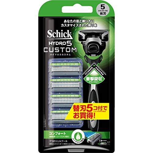 Schick(シック) シック Schick 5枚刃 ハイドロ5 カスタム コンフォート 本体+替刃...