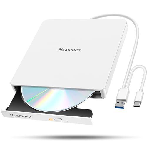 【2024革新型・高速USB3.0対応】 CD DVDドライブ 外付け 静音 DVDプレーヤー 外付...