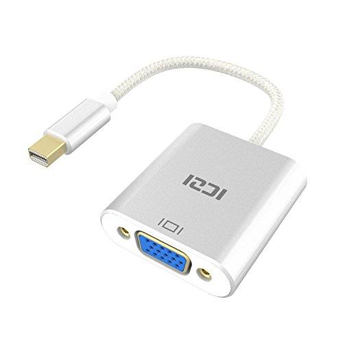 ICZI Mini Displayport VGA アダプタ Thunderbolt VGA 変換 ...