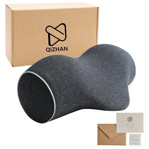 QIZHAN 首枕 ネックピロー ポリウレタンフォーム 立体構造 低反発 通気性よ い 丸洗い可能 ...