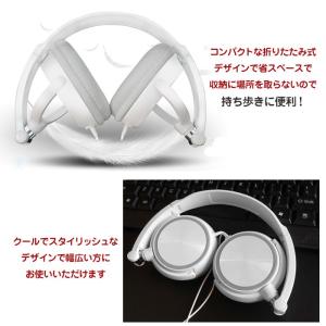 ヘッドホン 有線 ヘッドフォン マイク内蔵 ハ...の詳細画像2