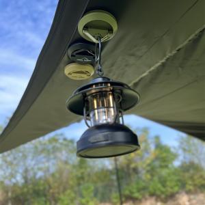 マグネットフック 耐荷重5kg タープ テント用 磁石式 ランタンハンガー 穴あけ不要 吊り下げ おしゃれ