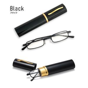 老眼鏡 リーディンググラス ペン型 アルミケー...の詳細画像3