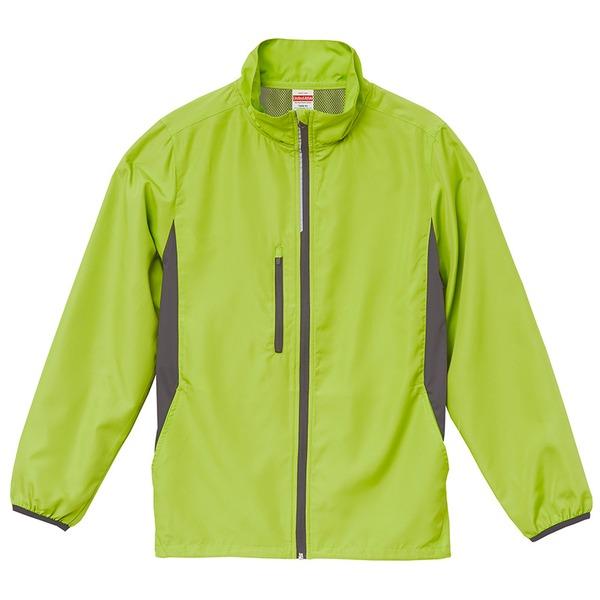 スタンドジップ ジャケット ライムエイド XXL シャカシャカと音がしない 撥水 ＆ 防風加工 リフ...