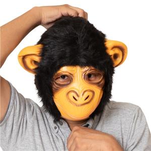 〔コスプレ衣装/コスチューム〕ラバーマスク チンパンジー ハーフ｜shop-amazing