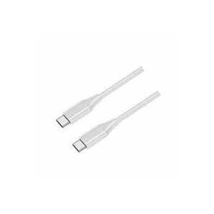 (まとめ) HIDISC USB3.1（Gen1）C-Cケーブル1m HD-TCC100WH (×2...