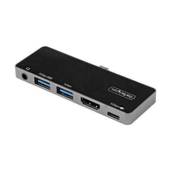 StarTech.com USB Type-Cマルチ変換アダプター／マルチハブ 直挿しタイプ DKT...