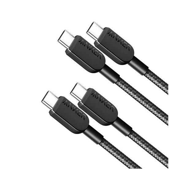 アンカージャパン ANKER 310 高耐久ナイロン USB-C＆USB-C ケーブル 0.9m ブ...