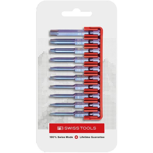 PB SWISS TOOLS ピービースイスツールズ 10本組 段付き トルクスビットセット ビット...