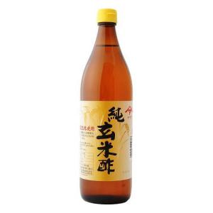 【無農薬栽培・自社農場産玄米100％】松合食品 純玄米酢 900ml｜shop-andante