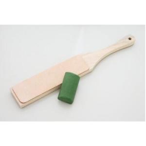 ナイフ砥ぎ 革砥石 かわといし 台付 ルージュスティック