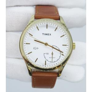 タイメックス Timex iQ+Move スマートウォッチ レザーストラップ TWG013600 スタンド割れ 訳あり特価品 送料無料