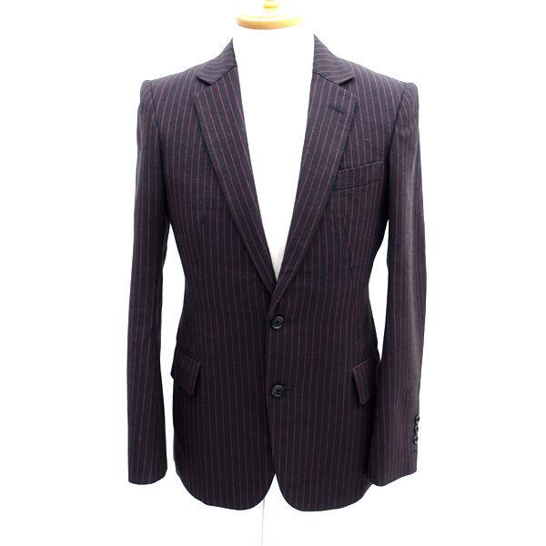 Flavorich / フレバリッチ  テーラードジャケット/ストライプ/2B/ブラック×パープル/...