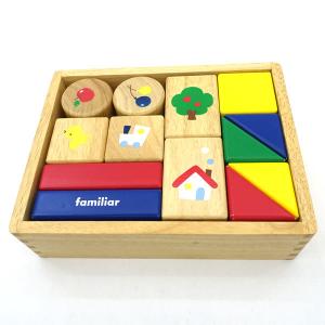 familiar / ファミリア  つみき 木製玩具 知育教材 子供用品 中古｜shop-archery