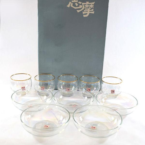カメイガラス   グラスカメイガラス/志摩 パール冷茶セット(5客) SK-98-12 ギフト 未使...