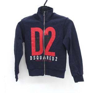 DSQUARED2 / ディースクエアード  ディースクエアード2 ジップアップスウェット/ネイビー/サイズ10Y DQ02MY 子供用品 中古｜shop-archery