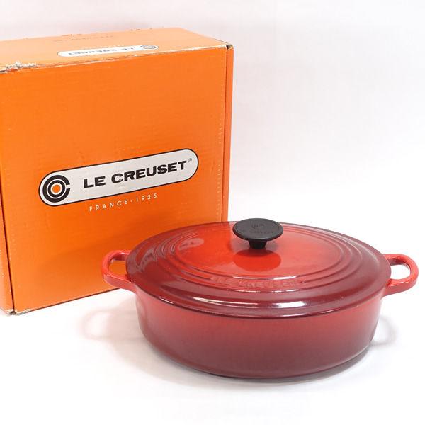 LE CREUSET / ルクルーゼ キッチンル・クルーゼ/ココットオーバル27cm チェリーレッド...