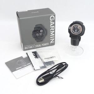 GARMIN ガーミン  Instinct 2 Dual Power タフネスGPS 010-02627-40 家電 中古