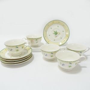 NARUMI CHINA ナルミ ブドウ柄プレート 16.5cm 小皿2客セット 中古