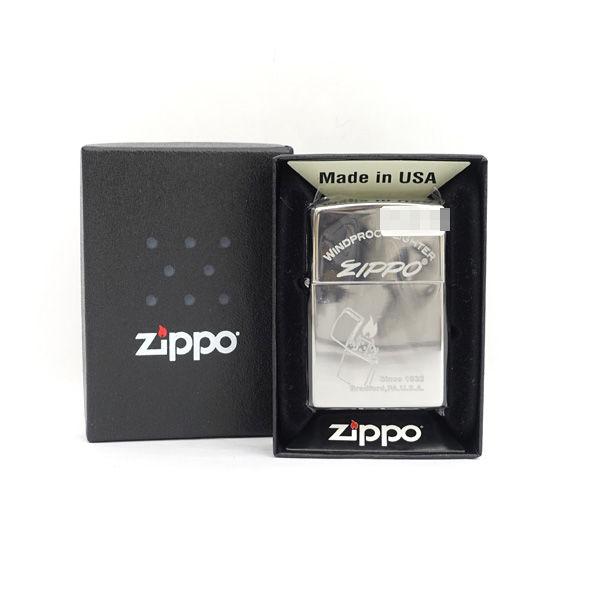 Zippo / ジッポ  オイルライター/WINDPROOF LIGHTER/2017年製/シルバー...