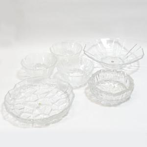 【新品未使用】HOYA ガラス製食器セット hamadaya-shokki_d2-0078 7点セット 食器