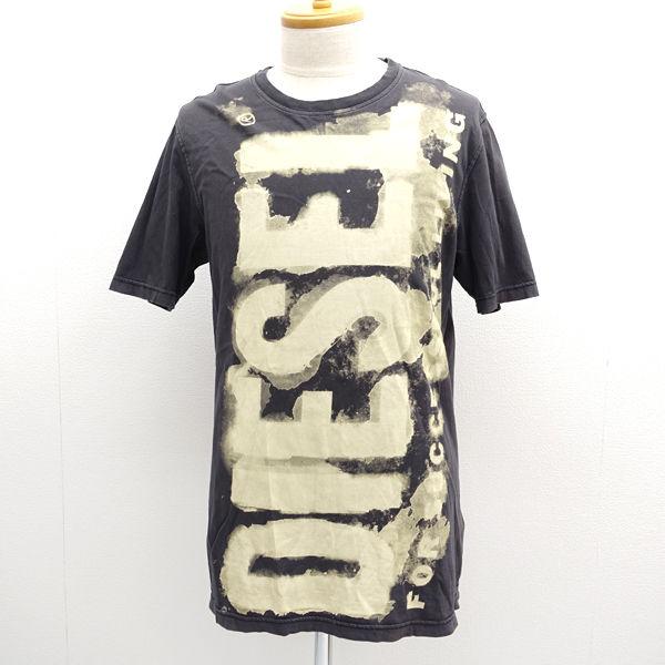 DIESEL / ディーゼル  Tシャツ/ T-JUST-E16/クルーネック/ロゴ/グレー/サイズ...
