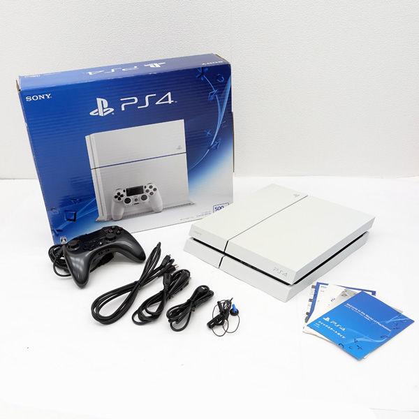 SONY / ソニー  PlayStation4 PS4 プレステ4 本体 ホワイト 500GB 欠...