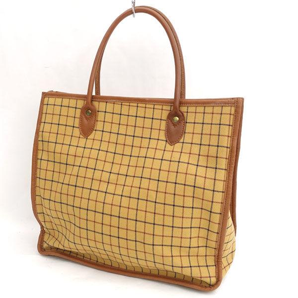 TOPKAPI / トプカピ  トートバッグ/チェック柄/キャンバス/ブラウン レディースファッショ...