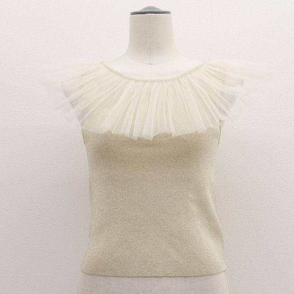 Sea Room lynn / シールーム・リン  SparkleラメドッキングFrillトップス/...