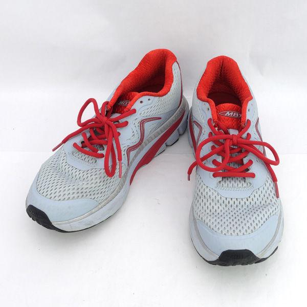 MBT / エムビーティー  GT 18/ランニングシューズ/グレー×レッド/サイズ27.5cm 7...