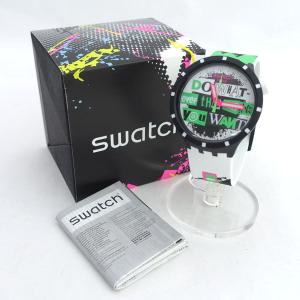 Swatch / スウォッチ 腕時計/ビッグボールド/クNO RULES/ォーツ/マルチカラー SB03B701 メンズファッション 中古