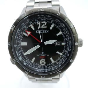 CITIZEN / シチズン プロマスター パイロットウオッチ メカニカル ブラック 腕時計 NB6046-59E ブランド 中古