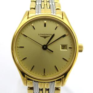 LONGINES / ロンジン Lyre リール コンビカラー デイト シャンパン文字盤 レディース 腕時計 L4.259.2 ブランド 中古