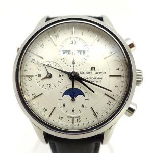 Maurice Lacroix / モーリスラクロア レ・クラシック クロノ ムーンフェイズ トリプルカレンダー 自動巻 腕時計 LC6078 中古