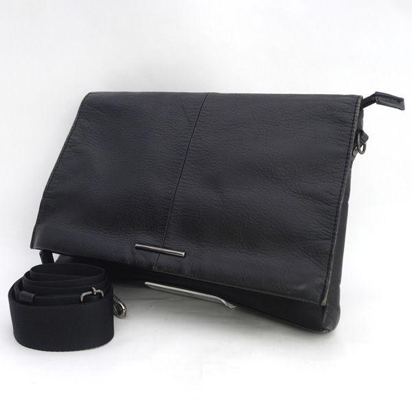 Calvin Klein / カルバンクライン  ショルダーバッグ/ロゴプレート/レザー×ナイロン/...