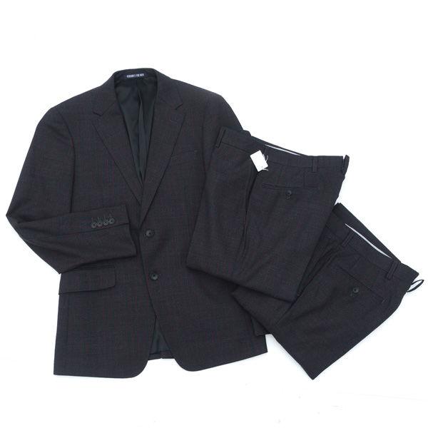 PERSONS FOR MEN  セットアップ/シングル/2B/2パンツ/ストライプ/グレー/ネーム...