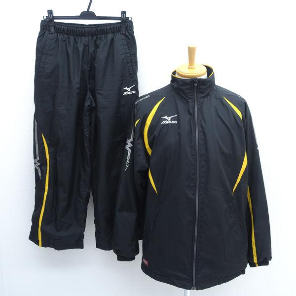 MIZUNO / ミズノ  セットアップ/ウインドブレーカー/ブラック×イエロー/サイズO A60J...