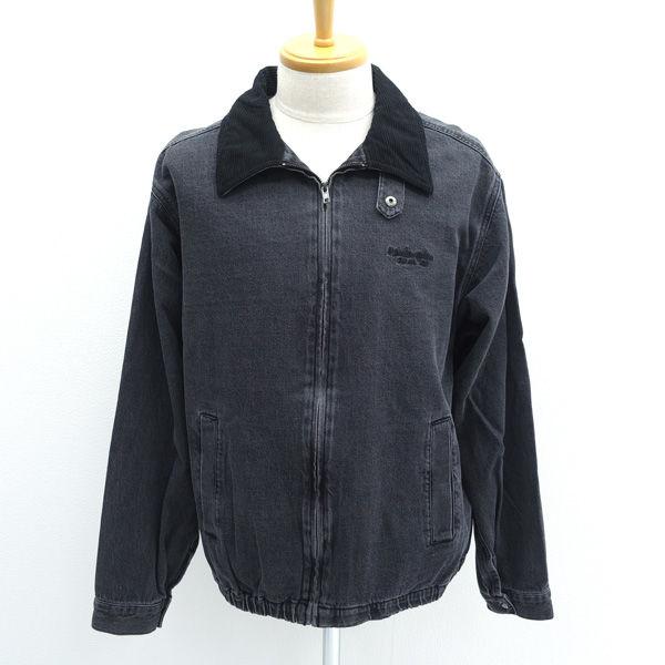 Mark Gonzales / マークゴンザレス  デニムジャケット/襟コーディロイ/ブラック/サイ...
