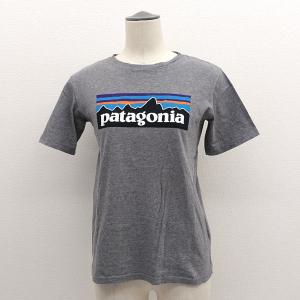 patagonia / パタゴニア Tシャツ/ロゴプリント/グレー/サイズM 62153SP20 レディースファッション 中古