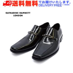 KATHARINE HAMNETT キャサリン ハムネット 3930 ビジネスシューズ スリッポン メンズ 本革 紳士靴 革靴 (nesh) (新品) (送料無料)｜shop-archery