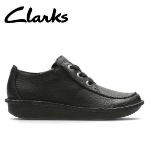 Clarks クラークス 20306639 FUNNY DREAM BLACK LEATHE カジュアル シューズ レディース (nesh) (新品)｜shop-archery