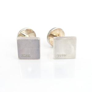 GUCCI シルバー カフリンクス オリジナルポーチ付き GUCCI シルバー カフリンクス オリジナルポーチ付き GUCCI シルバー